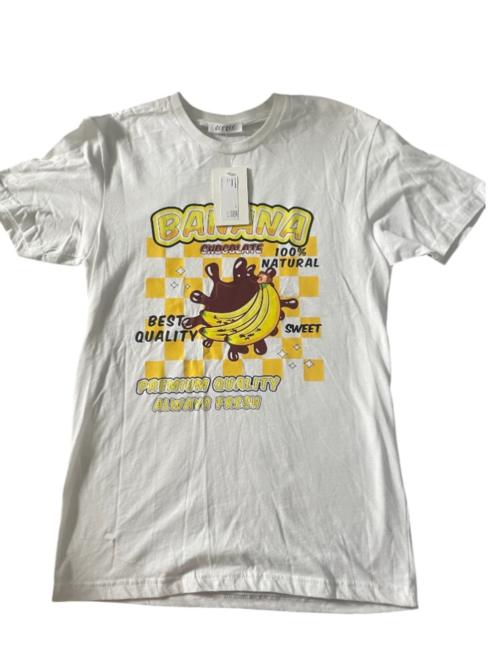 GeeGee retro-inspired banana design Tee